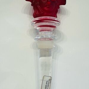 Versace Red Crystal Wine Stopper